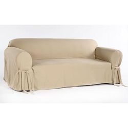 Twill 1-Pc. Slipcover by Classic Slipcovers in Khaki (Size CHAIR)