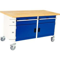 bott 1 établi mobile monobloc avec armoire et tiroirs