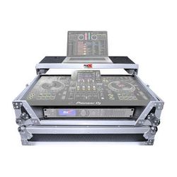 ProX Flight Case with Shelf and Wheels for Pioneer XDJ-XZ System (Silver on Blac XS-XDJXZ WLT