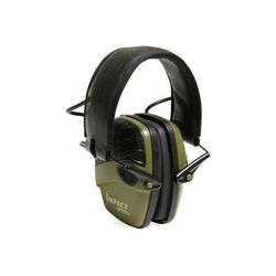 Howard Leight Impact Sport Electronic Noise Amplification Earmuffs Hunter Green R-01526