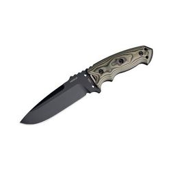 Hogue EX-F01 Fixed Blade Knife w/ 5.5in Drop Point Blade & G-10 G-Mascus Green Handle