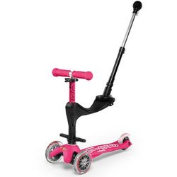 Micro Kickboard Mini 3-in-1 Deluxe Plus Scooter - Pink
