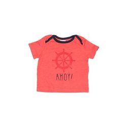 Baby Gap Short Sleeve T-Shirt: Red Tops - Size 0-3 Month