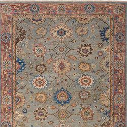 Hastings Hand-Knotted Wool Area Rug - Red, 8' x 10' - Frontgate