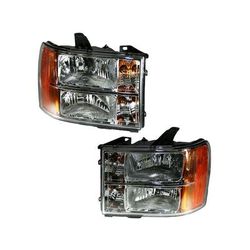 2007 GMC Sierra 2500 HD Headlight Assembly Set - DIY Solutions