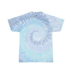 Tie-Dye CD100 Adult T-Shirt in Lagoon size Medium | Cotton T1000, 1000