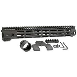 Midwest Industries MI-G4M One Piece Free-Float AR Handguard 14in Length M-LOK 6061 Aluminum Anodized Black MI-G4M14