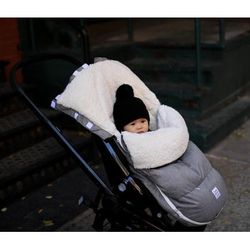 7 A.M. Enfant LambPOD Footmuff, Small/Medium (0-18M) - Heather Grey