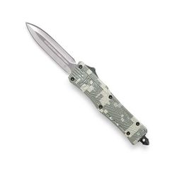 Cobra Tec Knives CTK-1 Small OTF Automatic Folding Knives 2.75 D2 Steel Dagger Point Army Digi Camo Handle SADCCTK1SDAGNS