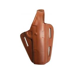 Gould & Goodrich Three Slot Pancake Concealment OWB Belt Holster Springfield XD4 9mm Right Hand Chestnut Brown 803-XD4