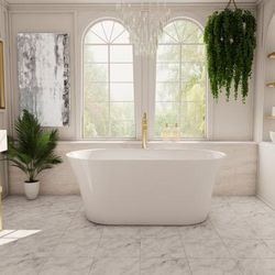 Randolph Morris Darby 59 Inch Freestanding Double End Tub RMA97-59-BN