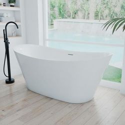 Randolph Morris Hollis 67 Inch Freestanding Double Slipper Tub RMA98-MB