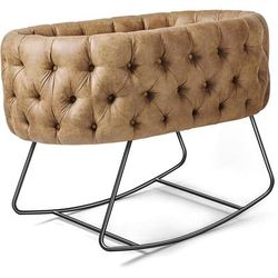 Aristot Bassinet - Leather Button Cognac