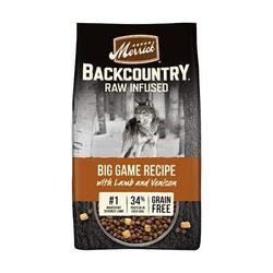 Backcountry Raw Infused Grain Free Big Game Recipe Freeze Dried Dog Food, 20 lbs.