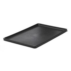 Replacement Crate Pan for Dogs, 22.84" L X 16.66" W X 1.11" H, Small, Black