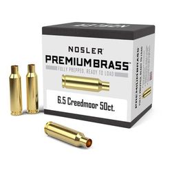 Nosler Custom Rifle Brass 6.5 Creedmoor 50ct 44824