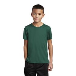 Sport-Tek YST420 Youth Posi-UV Pro Top in Marine Green size XL | Polyester