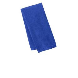 Port Authority TW540 Microfiber Golf Towel in Royal Blue size OSFA | Nylon Blend