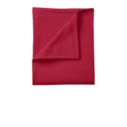 Port & Company BP78 Core Fleece Sweatshirt Blanket in Red size OSFA