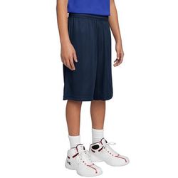 Sport-Tek YST355 Youth PosiCharge Competitor Short in True Navy Blue size Medium | Polyester
