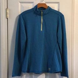 Carhartt Tops | Carhartt 1/4 Zip Neck Long Sleeve | Color: Blue | Size: S