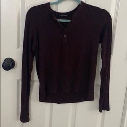 Brandy Melville Tops | Brandy Long Sleeve | Color: Red | Size: S