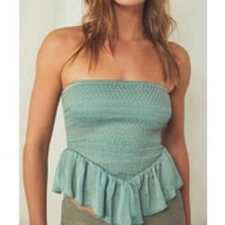 Free People Tops | Free People Kiss Kiss Cami | Color: Green | Size: S