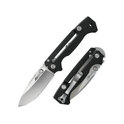 Cold Steel AD-15 Folding Knife 3.5in S35VN Drop Point Blade Black Long G10 Handle CS-58SQB