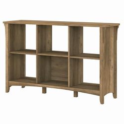 Bush Furniture Salinas 6 Cube Organizer in Reclaimed Pine - Bush Furniture SAB148RCP-03