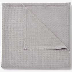 BH Studio Cotton Blanket by BH Studio in Silver (Size TWIN)