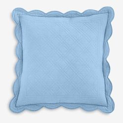 Florence Euro Sham by BrylaneHome in Sky Blue (Size EURO)