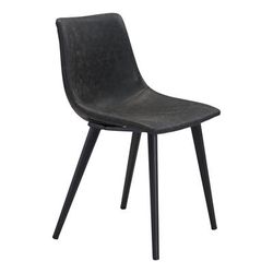 Daniel Dining Chair (Set of 2) Vintage Black - Zuo Modern 101948
