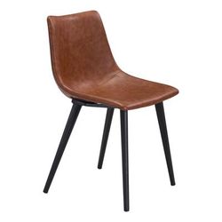 Daniel Dining Chair (Set of 2) Vintage Brown - Zuo Modern 101947