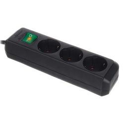 Brennenstuhl Eco-L 3 Way Split Sw 1,5m BK