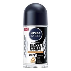 NIVEA - NIVEA BLACK & WHITE INVISIBLE ULTIMATE IMPACT DEODORANTE ROLL ON Creme corpo 50 ml male