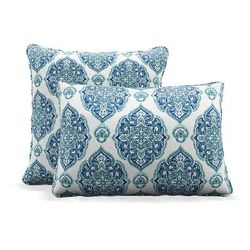 Paloma Medallion Indoor/Outdoor Pillow - Cobalt, 20" x 7" Bolster Cobalt - Frontgate