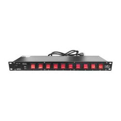 ProX 10-Way Edison AC Power 1U Rack-Mountable Power Strip X-PC10USB