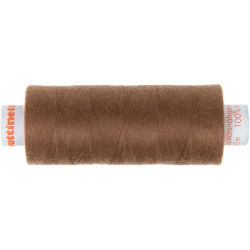 buttinette Fil à coudre universel, grosseur : 100, bobine de 500 m, nougat