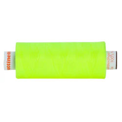 buttinette Fil à coudre universel, grosseur : 100, bobine de 500 m, jaune fluo