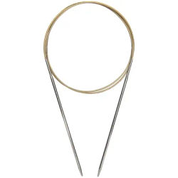 addi Aiguilles circulaires, laiton, 100 cm