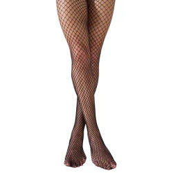 Collant résille pour hommes, noir