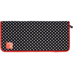 Prym Étui pour aiguilles à tricoter "Polka Dots", noir/blanc/rouge
