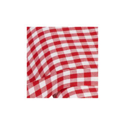 Tissu coton "carreaux vichy", 1 x 1 cm, rouge/blanc