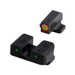 TruGlo Tritium Pro Handgun Night Sights for Springfield XD XDM excluding 5.25in Comp Series XDE & XDS w/ Orange Front Ring TG-TG231X1C