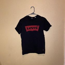 Levi's Tops | Black Levis Shirt | Color: Black/Red | Size: Xs