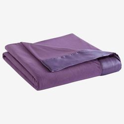 Micro Flannel® All Seasons Lightweight Sheet Blanket by Shavel Home Products in Plum (Size TWIN)