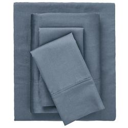 Bed Tite™ 500 Thread Count Sheet Set by BrylaneHome in Slate Blue (Size QUEEN)