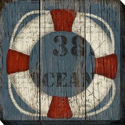 MARITIME PRESERVER OUTDOOR ART 24X24 by West of the Wind in Multi