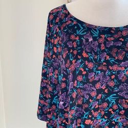 Lularoe Tops | Lularoe Irma Top | Color: Black/Purple | Size: Xl