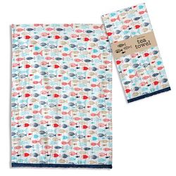 Fish in the Sea Tea Towel - Box of 4 - CTW Home Collection 780239